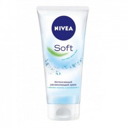 Крем, Nivea (Нивея) 75 мл арт. 89057 софт интенсивный увлажняющий с маслом жожоба и витамином Е туба