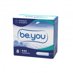 Тампоны женские гигиенические, be.you (Би Ю) 8 шт нормал