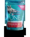 Сухой корм, Purina One (Пурина Ван) 200 г для стерилизованных кошек и кастрированных котов лосось и пшеница